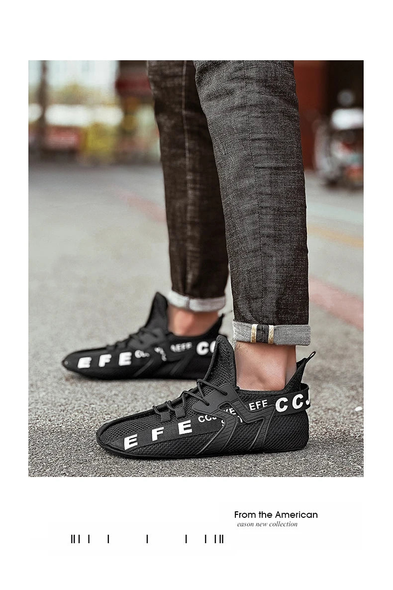 YRZL Mocasines Zapatos Hombres Casual Malla Transpirable Antideslizante Al Aire Libre Cómodo Interior Zapatos de Gimnasio Zapatos de Gran Tamaño para Hombres