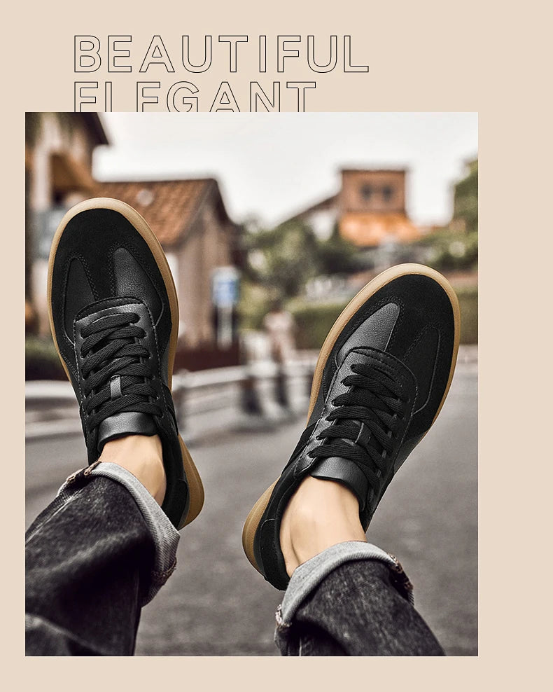 Zapatos invisibles con aumento de altura, zapatos de entrenamiento moral de 8cm, zapatillas informales transpirables de verano con aumento de altura interior para hombre, zapatos Forrest Gump versátiles Retro de cuero genuin
