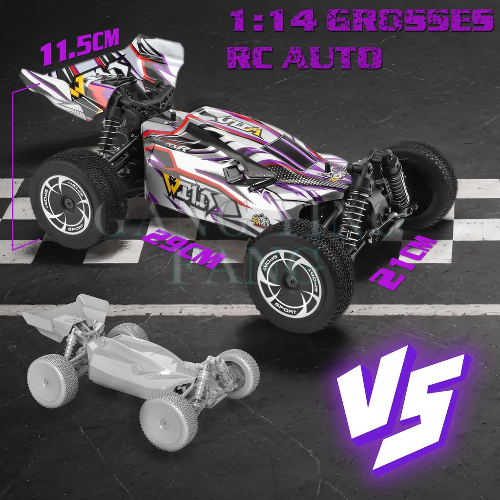 Coche Teledirigido WLtoys Todoterreno 4WD 2.4G hasta 75 km/h