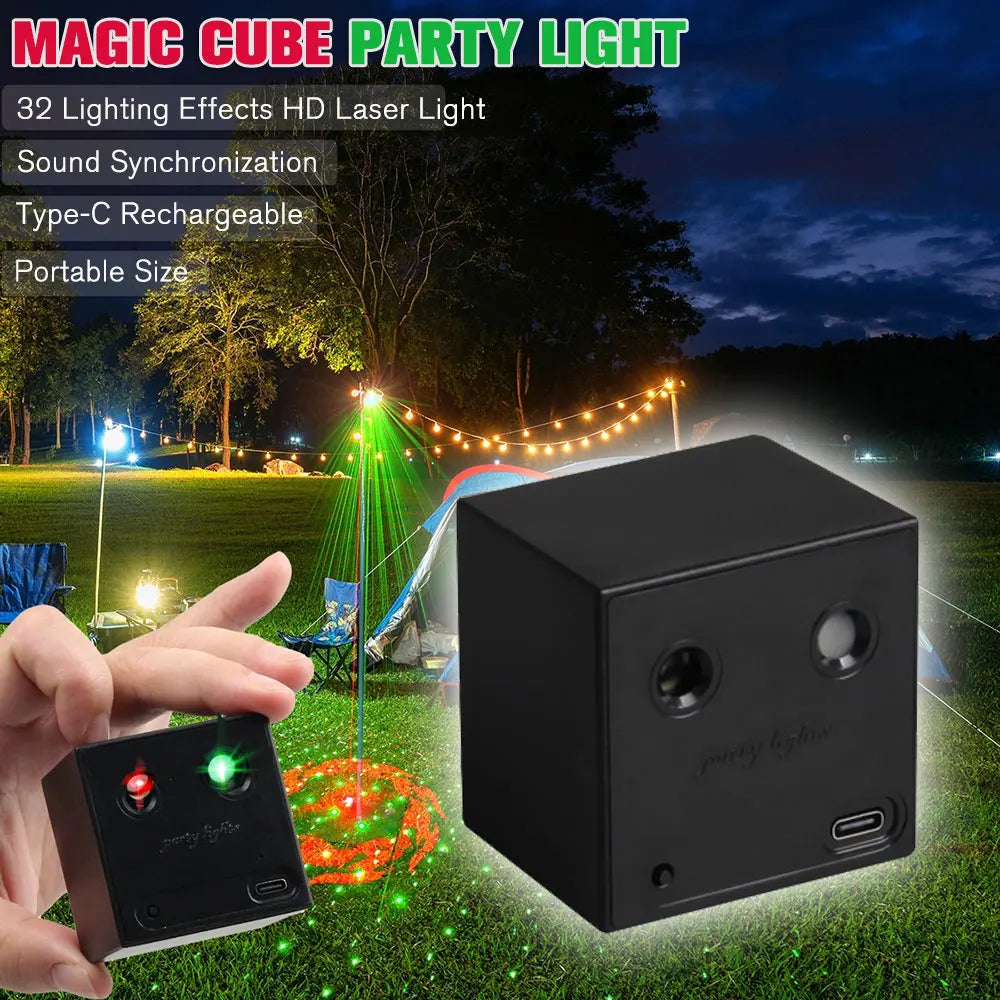 Mini Luces Láser Recargables para Fiesta x2