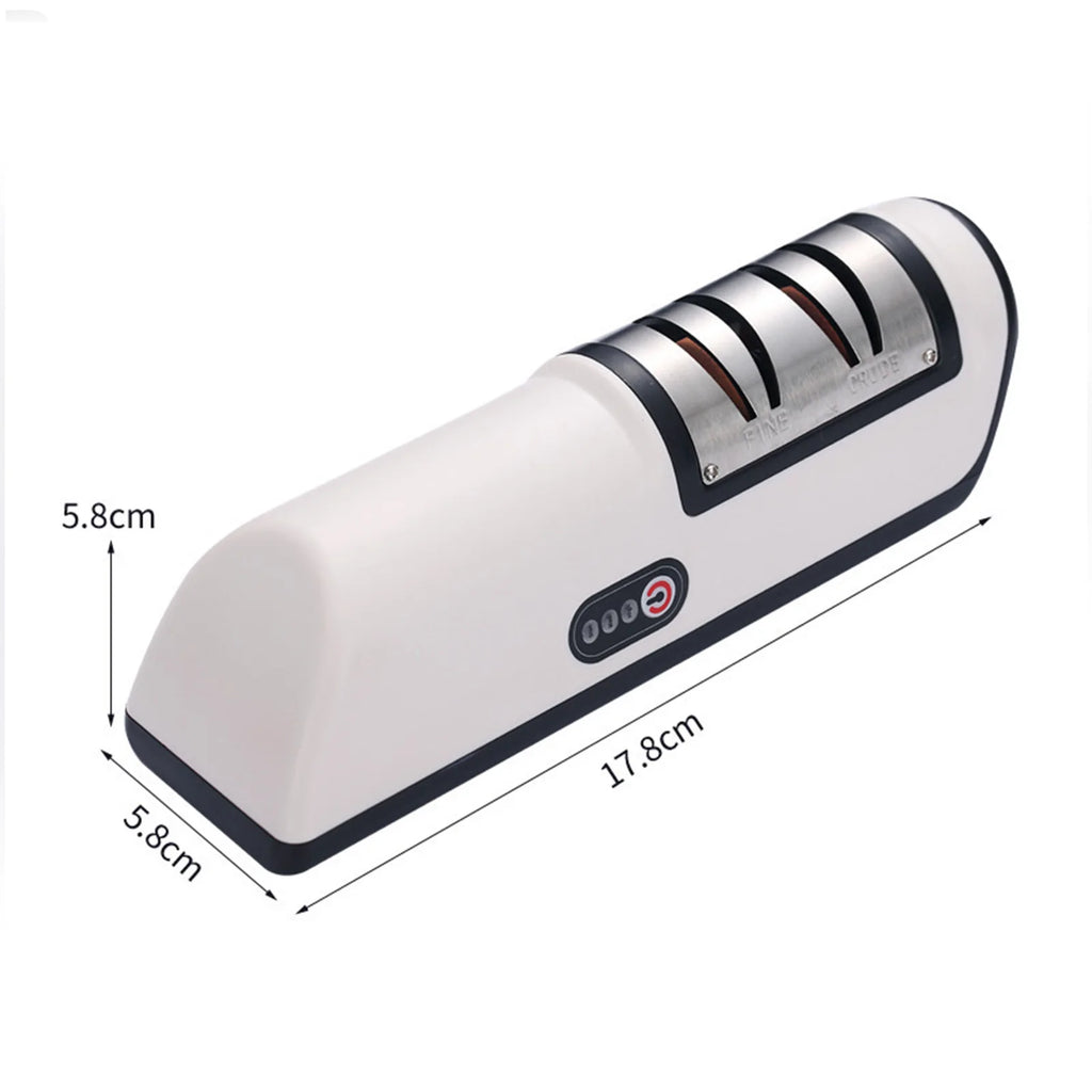 Afilador de cuchillos eléctrico, utensilios de cocina totalmente automáticos, afilador de cuchillos potente profesional de 4 velocidades, cuchillo de cocina doméstico sh