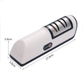 Afilador de cuchillos eléctrico, utensilios de cocina totalmente automáticos, afilador de cuchillos potente profesional de 4 velocidades, cuchillo de cocina doméstico sh