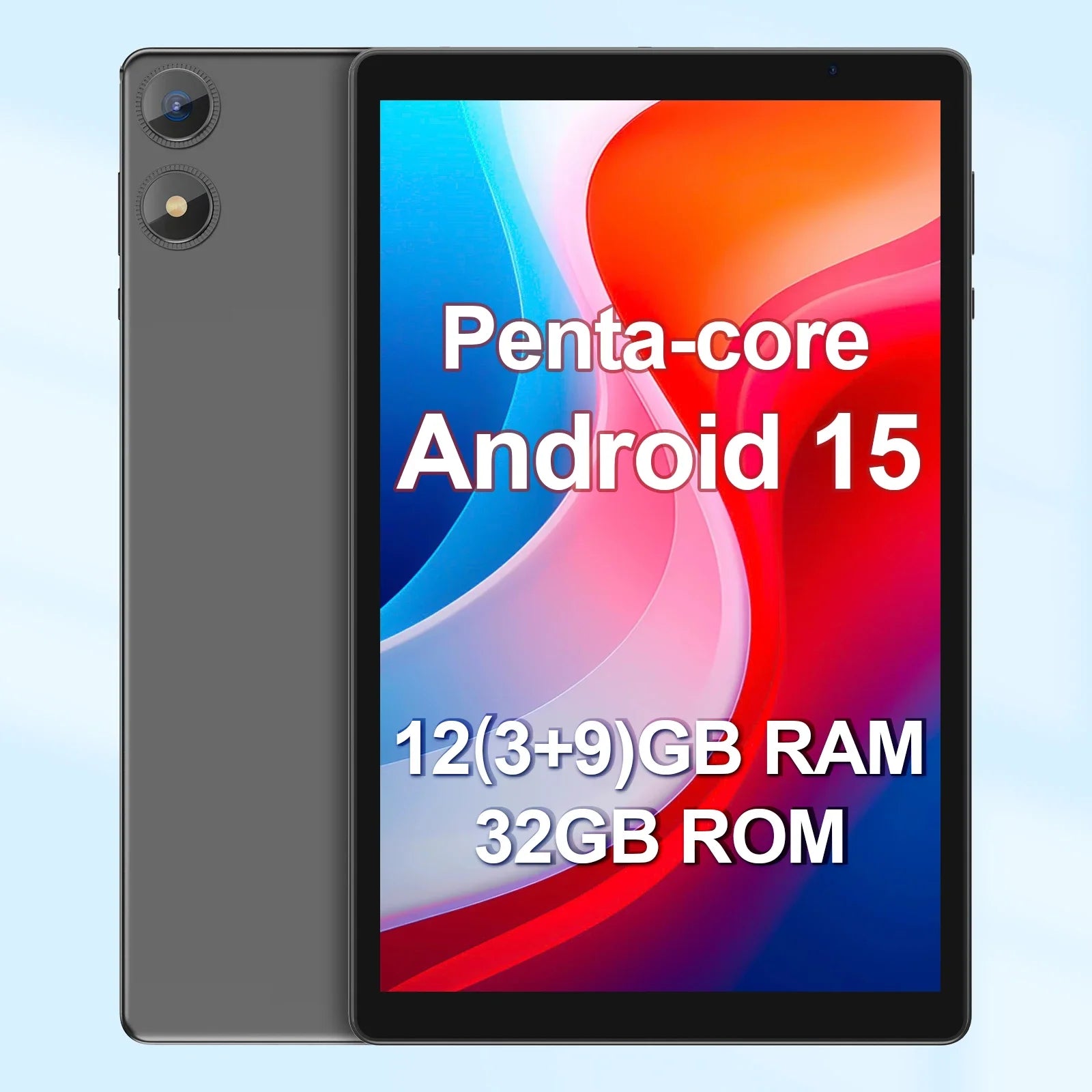 Tablet Android 15 de 10": 8GB RAM, 32GB ROM, cuatro núcleos, 6000mAh