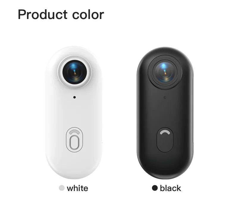 Mini cámara WiFi 4K HD con clip magnético para deportes, mascotas y exteriores