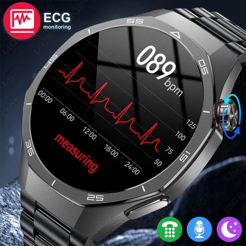 Reloj Inteligente LIGE ECG con Bluetooth para Llamadas