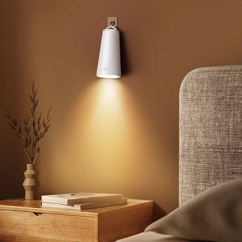 Lessdot-Lámpara de escritorio de lectura multifuncional 4 en 1, lámpara de escritorio magnética portátil, luz nocturna de atardecer, luz de ambiente colgante con carga USB