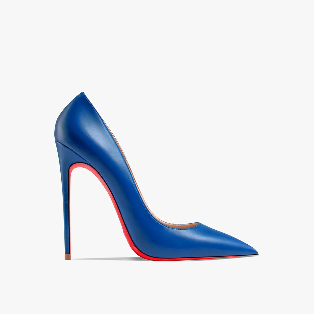 Zapatos de Tacón Alto de Punta Fina para Mujer – Cuero Mate