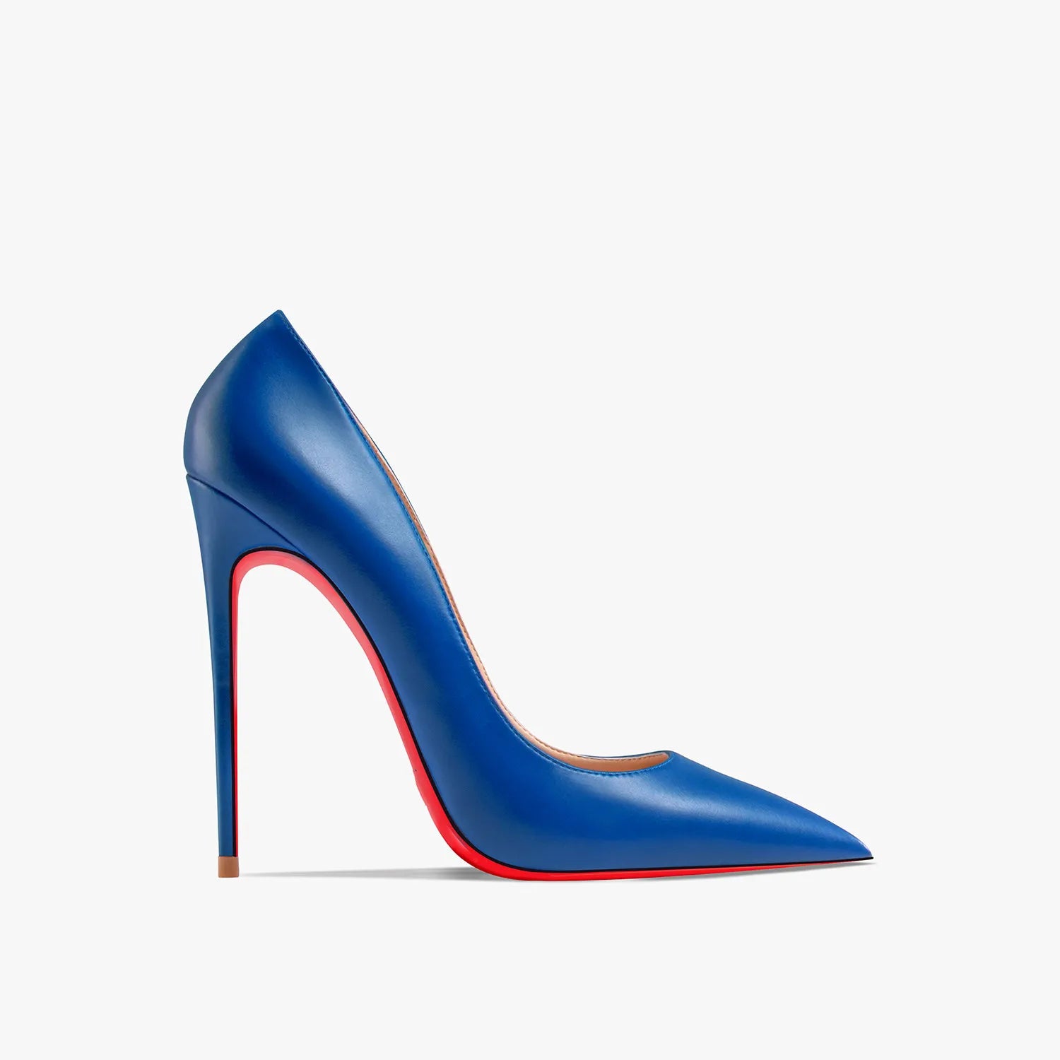 Zapatos de Tacón Alto de Punta Fina para Mujer – Cuero Mate