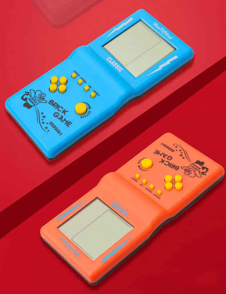 Consola de Juegos Retro Portátil Tipo Tetris, Pantalla Grande para Niños