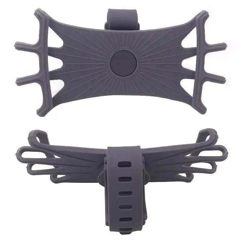 Soporte Universal para Teléfono Móvil de Bicicleta, Rotación de 360 Grados, Soporte de Silicona para GPS, Soporte para Cochecito de Bebé, Soporte para Manillar de Motocicleta