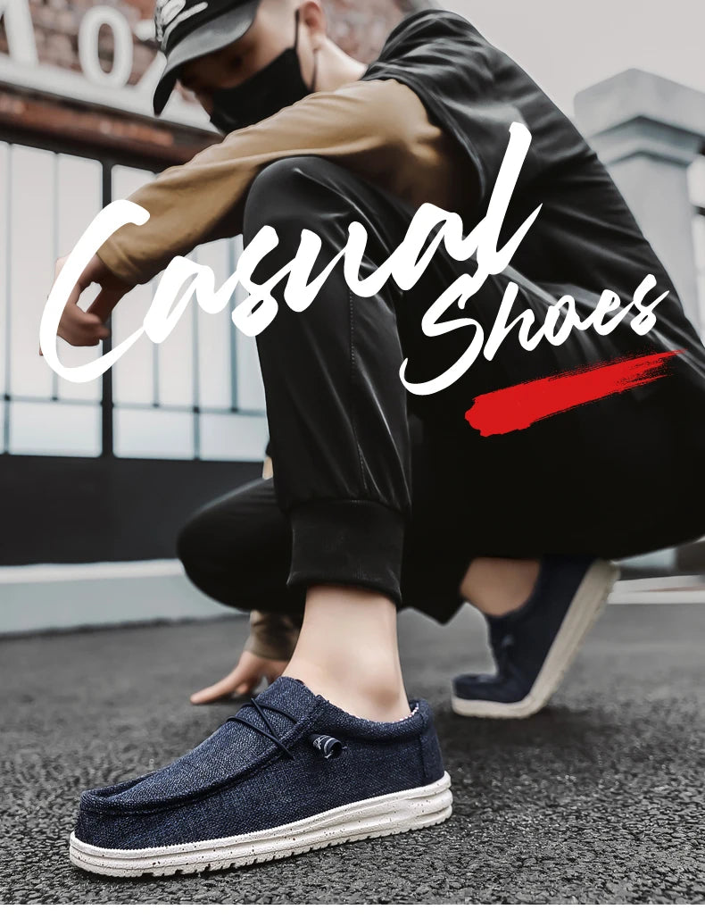 Mocasines de Lona para Hombre | Livianos y Transpirables