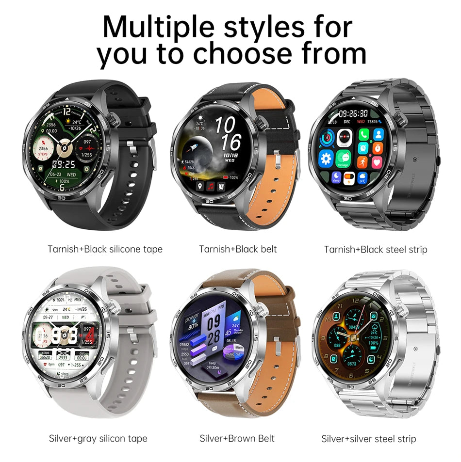 Reloj Inteligente 5 Pro con AMOLED, GPS, NFC, Brújula y Llamadas Bluetooth