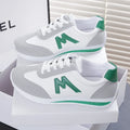Zapatillas Deportivas de Diseño para Mujer, con Punta Redonda, Boca Profunda, Ligeras, Versátiles, Transpirables, con Cordones Cruzados, Casuales, Zapatos de Mujer