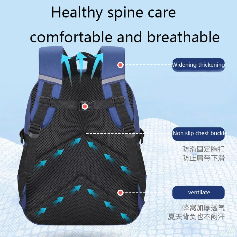 Mochila Escolar Astronauta Impermeable para Niños de 2 a 16 Años
