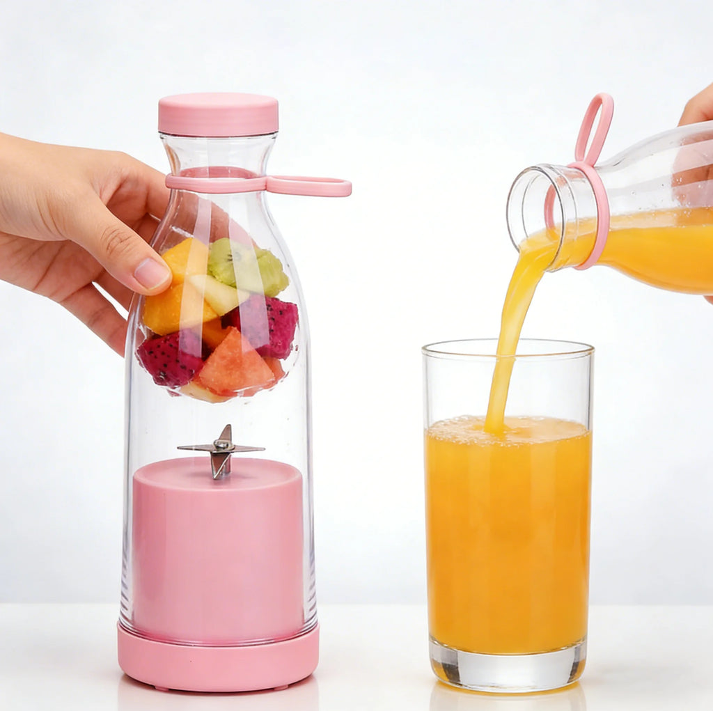 Licuadora Portátil 420ml con 6 Cuchillas para Batidos