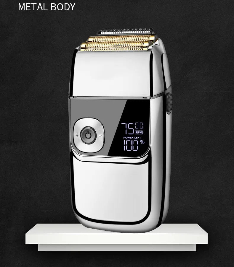 Cortadora de Pelo Recargable por USB para Hombre, Modelos KM-5027, KM-2028