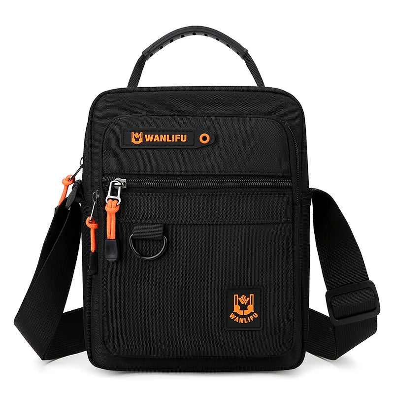 Bolso Cruzado Multifuncional para Hombre, Correa Ajustable