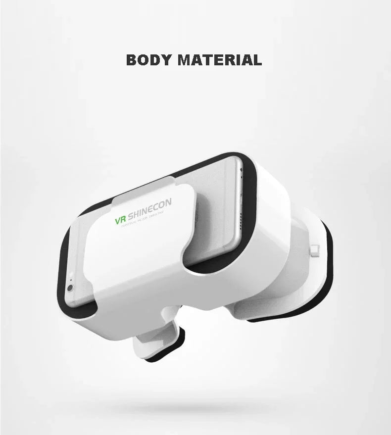 Gafas Shinecon 3D VR, gafas Viar de realidad Virtual, dispositivos de auriculares, lentes de casco inteligentes para teléfono móvil, visor de teléfonos inteligentes