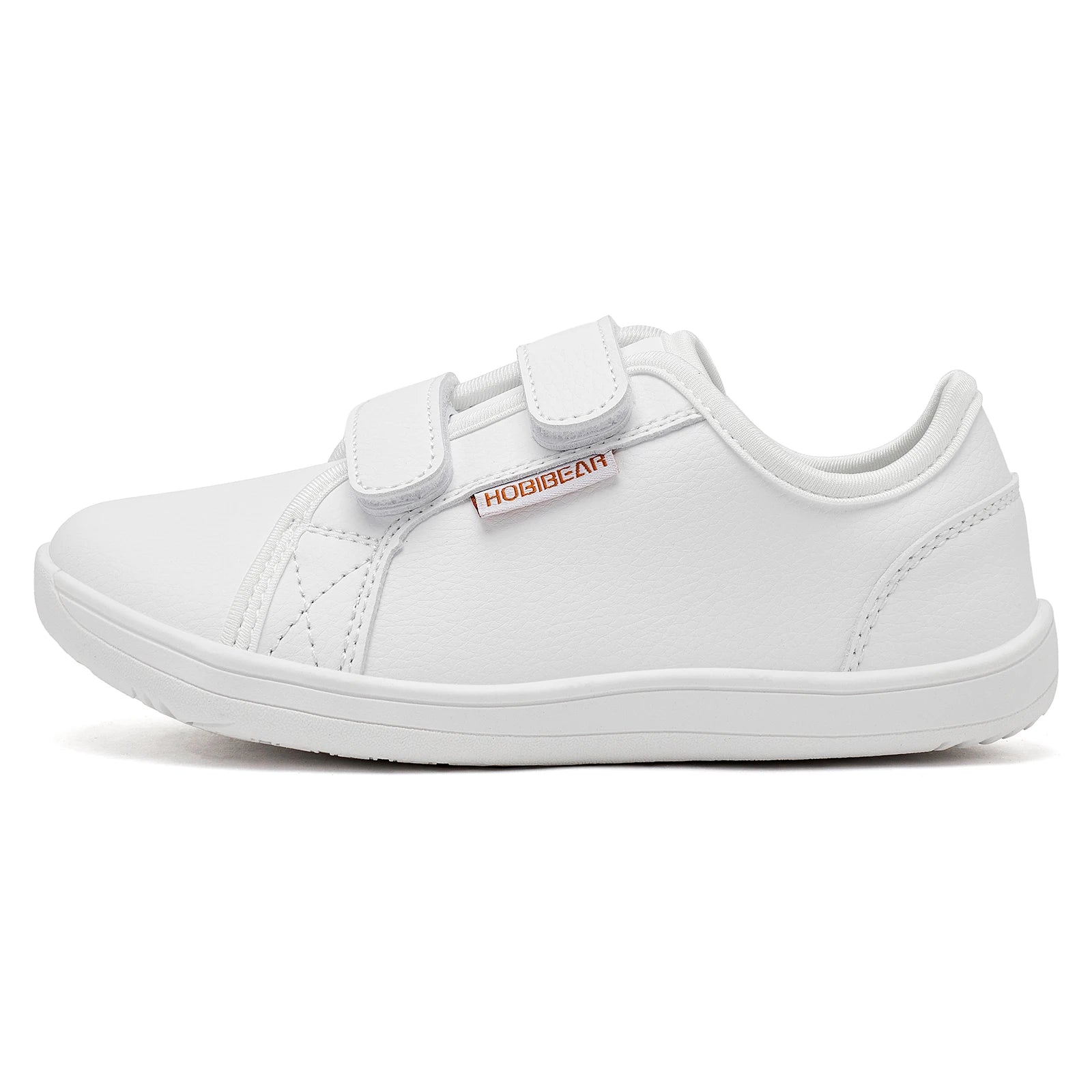 Zapatillas Descalzas para Niños HOBIBEAR |   Cierre de Gancho y Bucle |   Zapatos de punta ancha |   Zapatillas Deportivas Minimalistas Ligeras de Cuero Sintético
