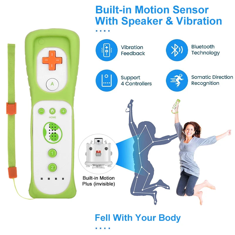 Pack 2 Controles Motion Plus con Nunchuck para Nintendo Wii