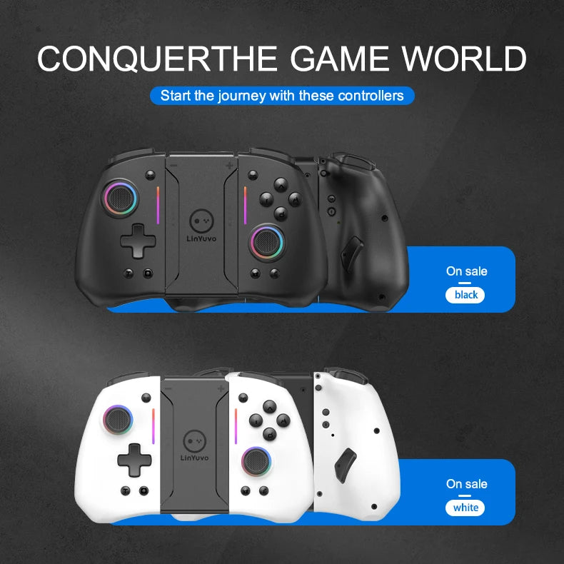 Control inalámbrico Bluetooth para Nintendo Switch, OLED y Lite, mando de juegos, mando, accesorios para juegos Hall
