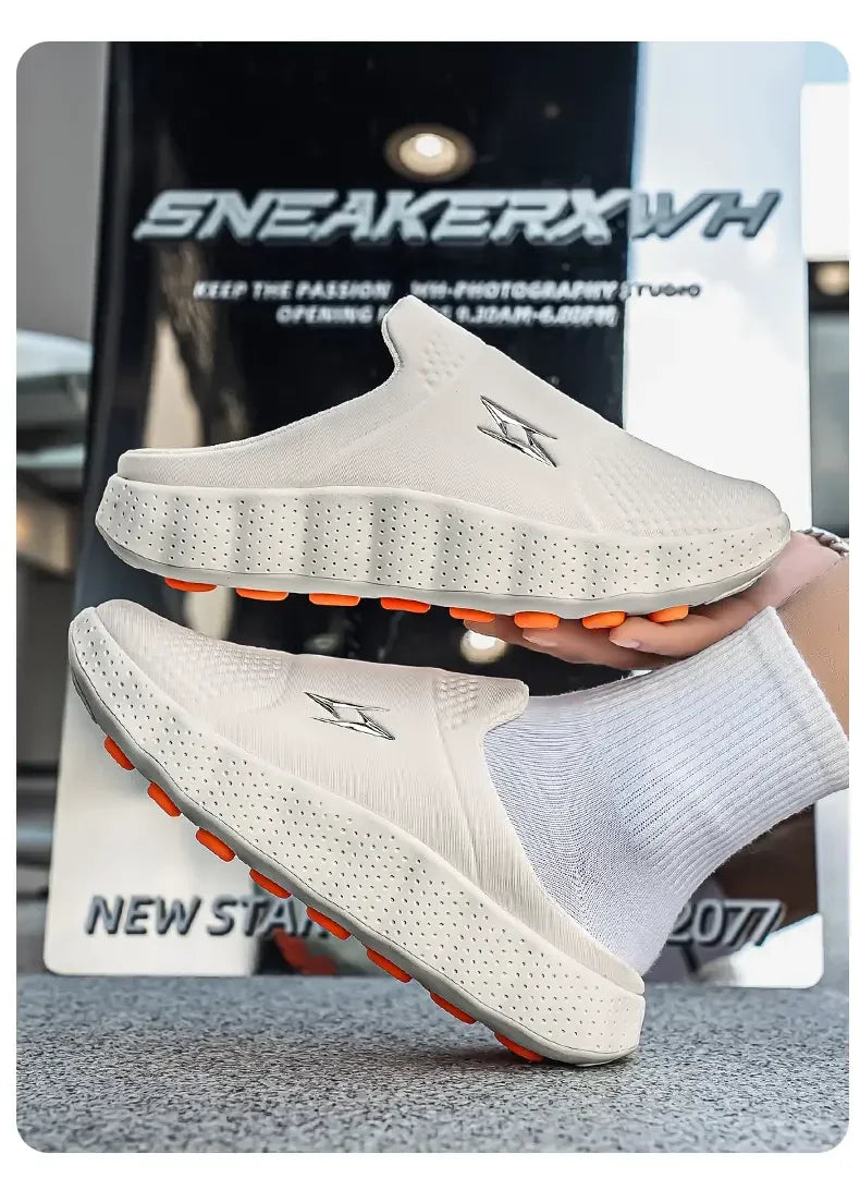 Mocasines casuales para hombre de tela transpirable y suela antideslizante
