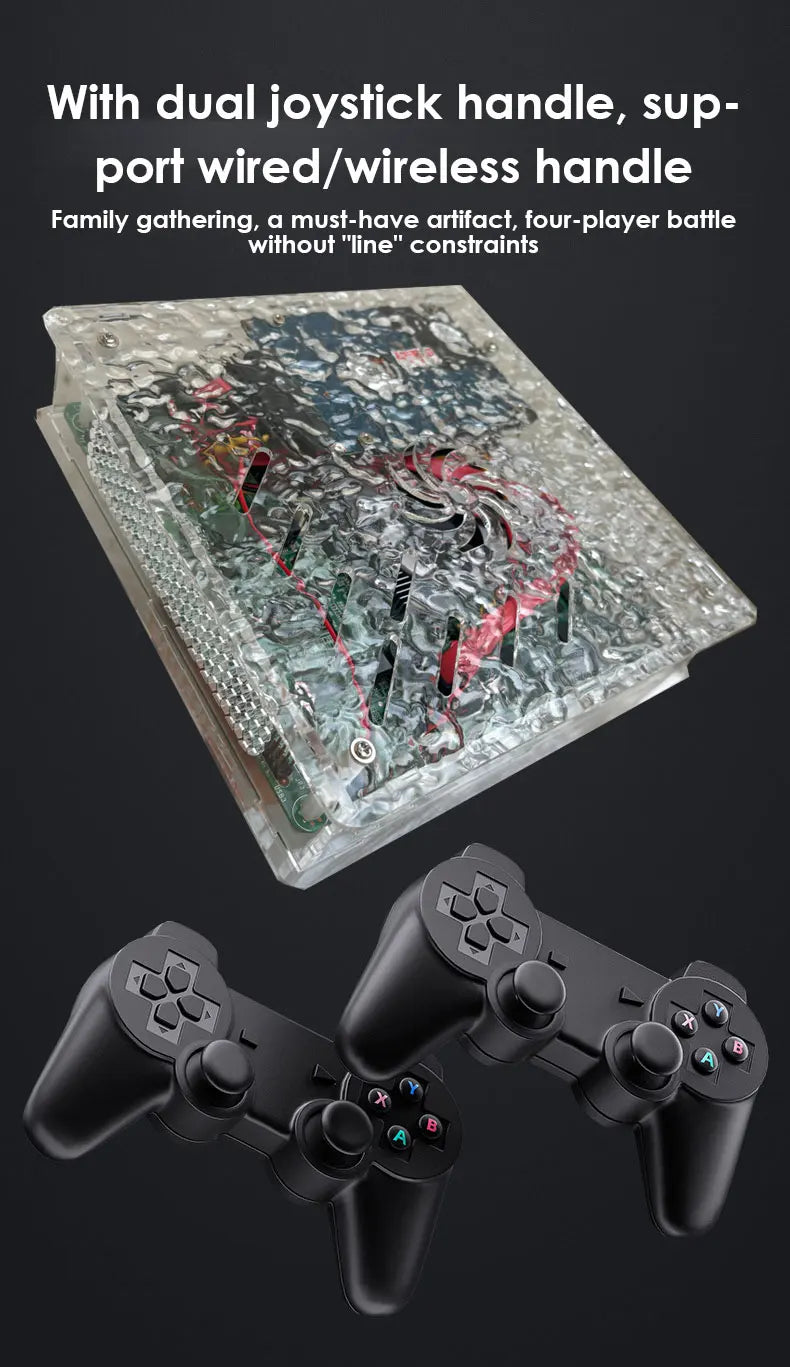 Consola de Juegos Retro LZAKMR X9 1TB con Más de 70,000 Juegos |   Más de 60 Emuladores |   Salida HD 4K |   Caja de Juegos para el Hogar Plug & Play para WII, PSP, PS2 y XBOX