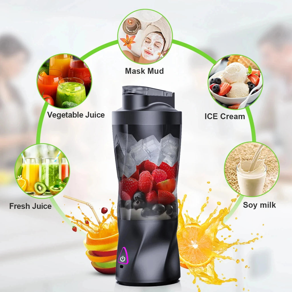 Licuadora Portátil Eléctrica Mezcladora de Frutas Frescas