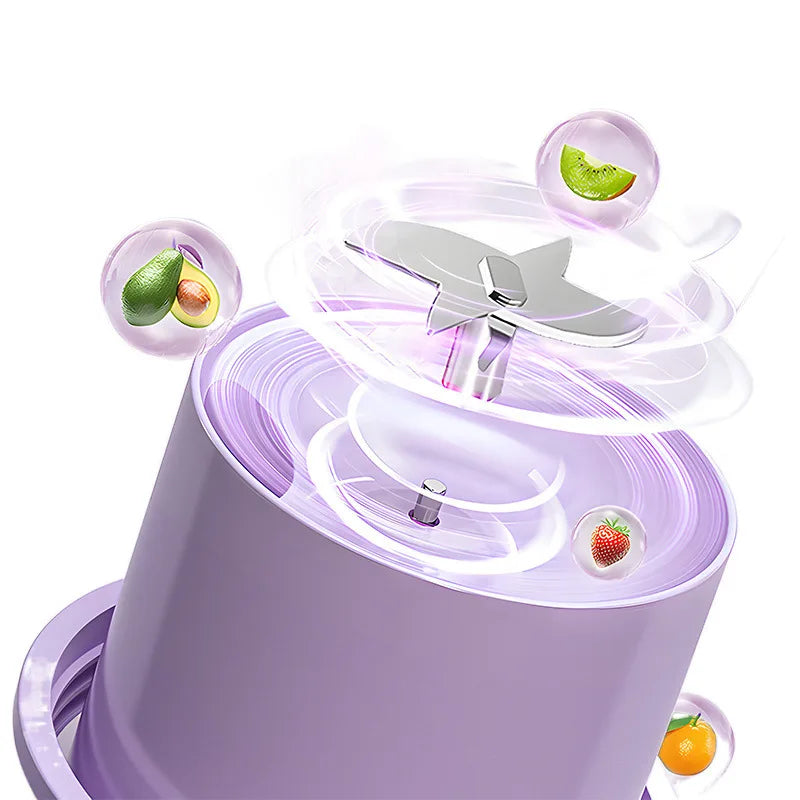 Mini Licuadora Portátil USB Recargable para Smoothies y Viajes