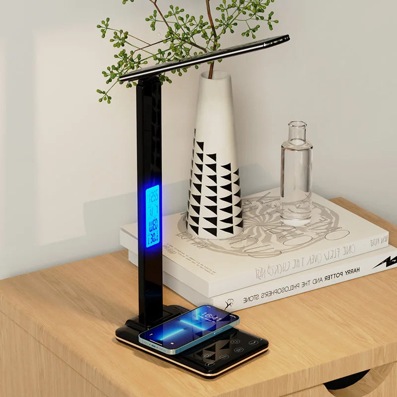 Lámpara LED de Escritorio con Carga Inalámbrica 15W