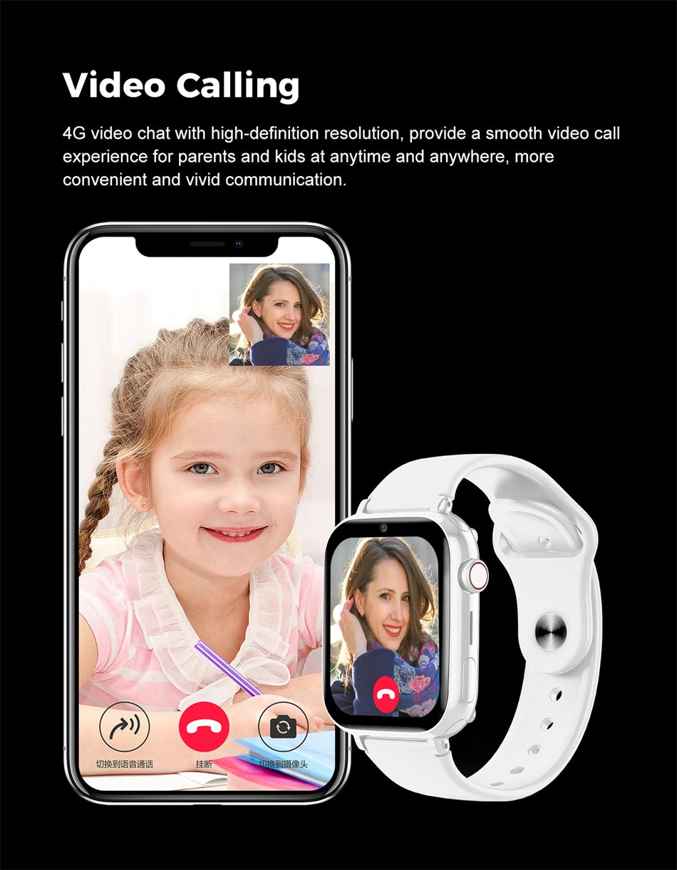 Reloj Inteligente Niños GPS 5G SOS Cámara