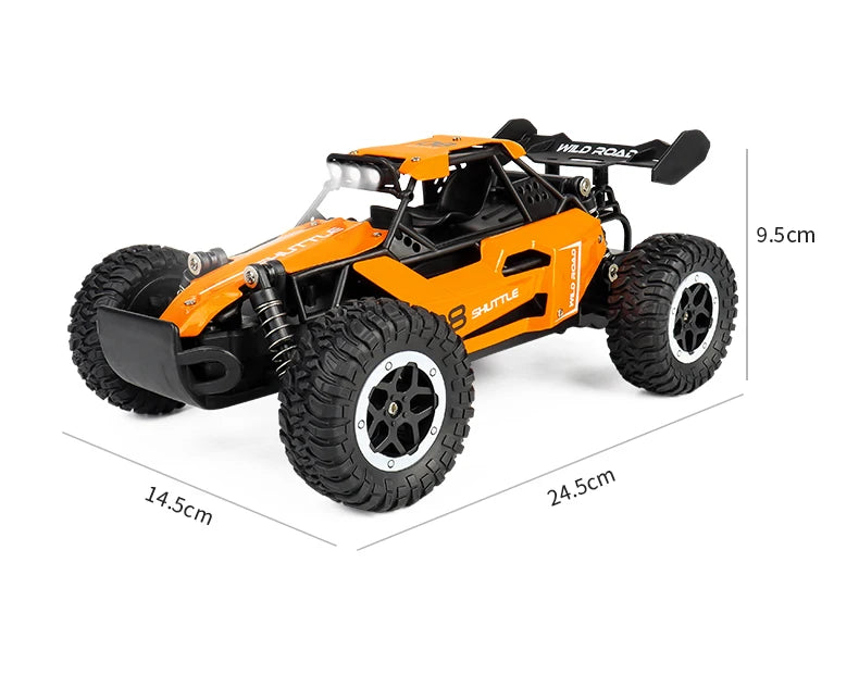 Coche RC ZWN Aleación Todoterreno 1:20 con Luz LED Control Remoto