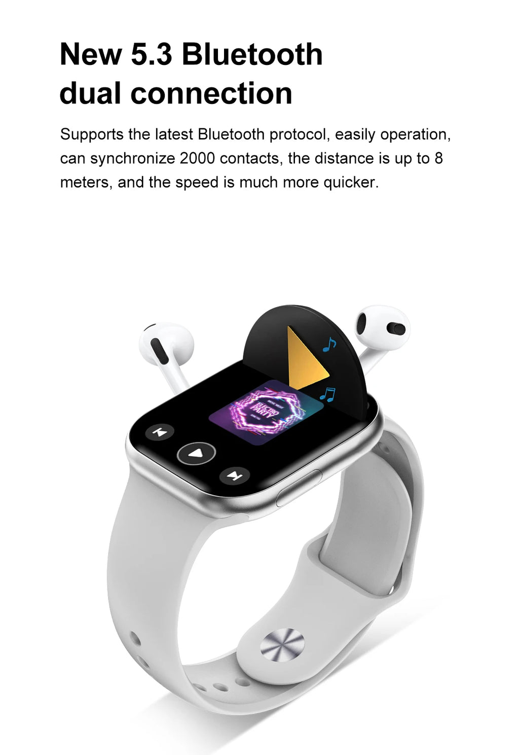 DT Watch X Mini Reloj Inteligente NFC AMOLED