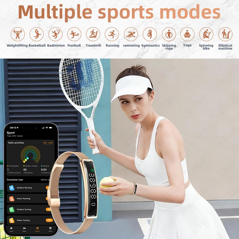 Reloj Inteligente con Podómetro y Monitor de Sueño