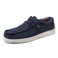 Zapatos informales de marca para hombre, zapatos de lona vaqueros a la moda, zapatos planos transpirables para caminar para hombre, zapatos ligeros de talla grande para exteriores, mocasines