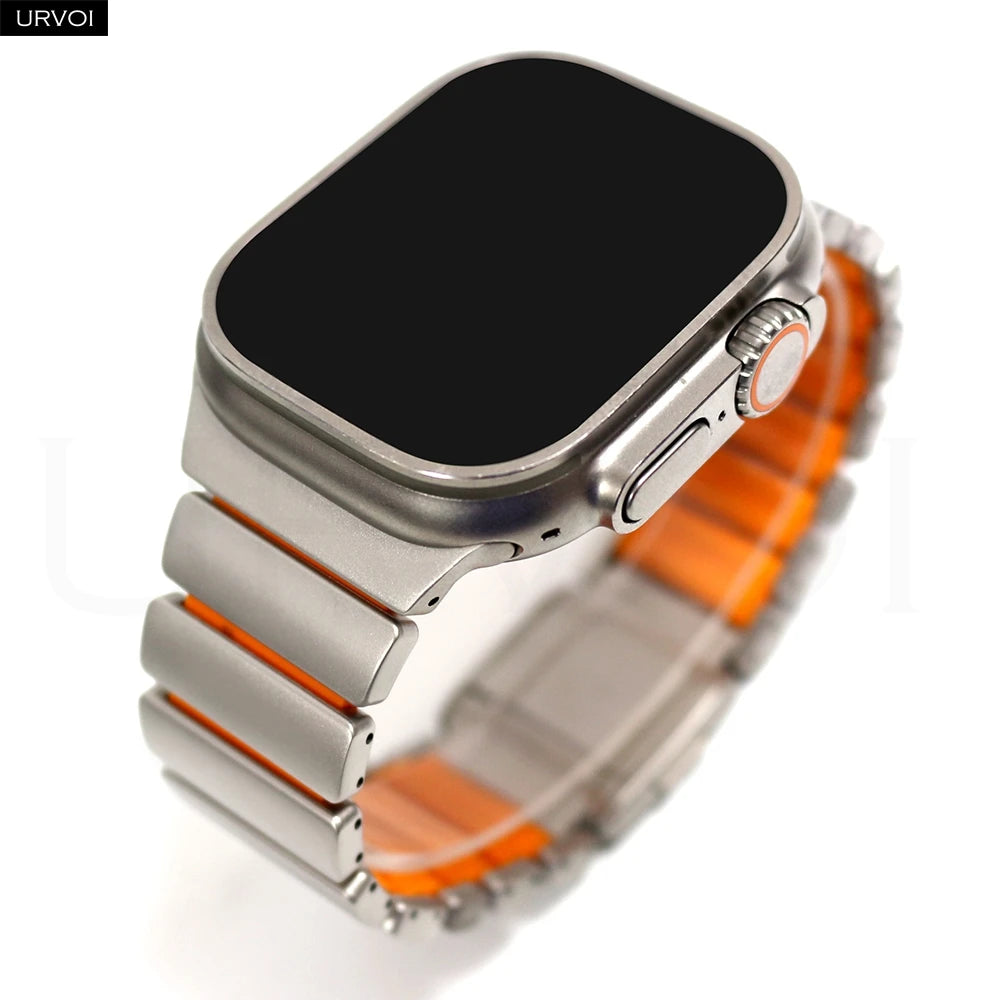 Correa URVOI Stratos Titanio para Apple Watch