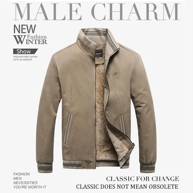 Chaqueta de Hombre 100% Algodón Casual Vintage - Talle M al 5XL