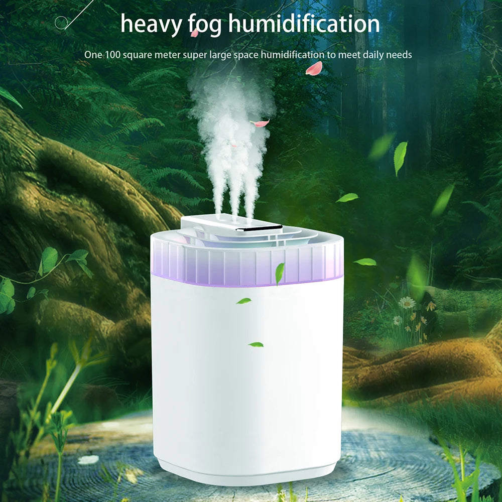 Humidificador Ultrasónico de 3L con Luz Nocturna