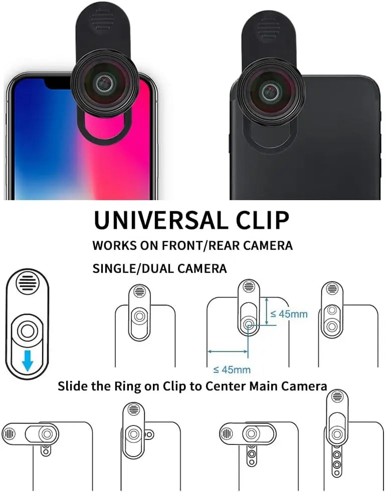 Lente Macro Universal para Teléfono con Filtros CPL y Starlight