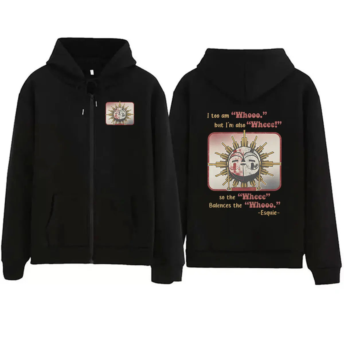 Sudadera Clair Obscur Expedition 33 con Cremallera, Vintage, Unisex
