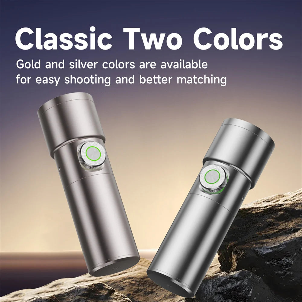 NUEVA Linterna de Fotografía RGB de 10W, Foco LED de 4 Colores con Luz de Relleno de Mano de 1/4 para Grabación de Video, Fotografía y Atardecer