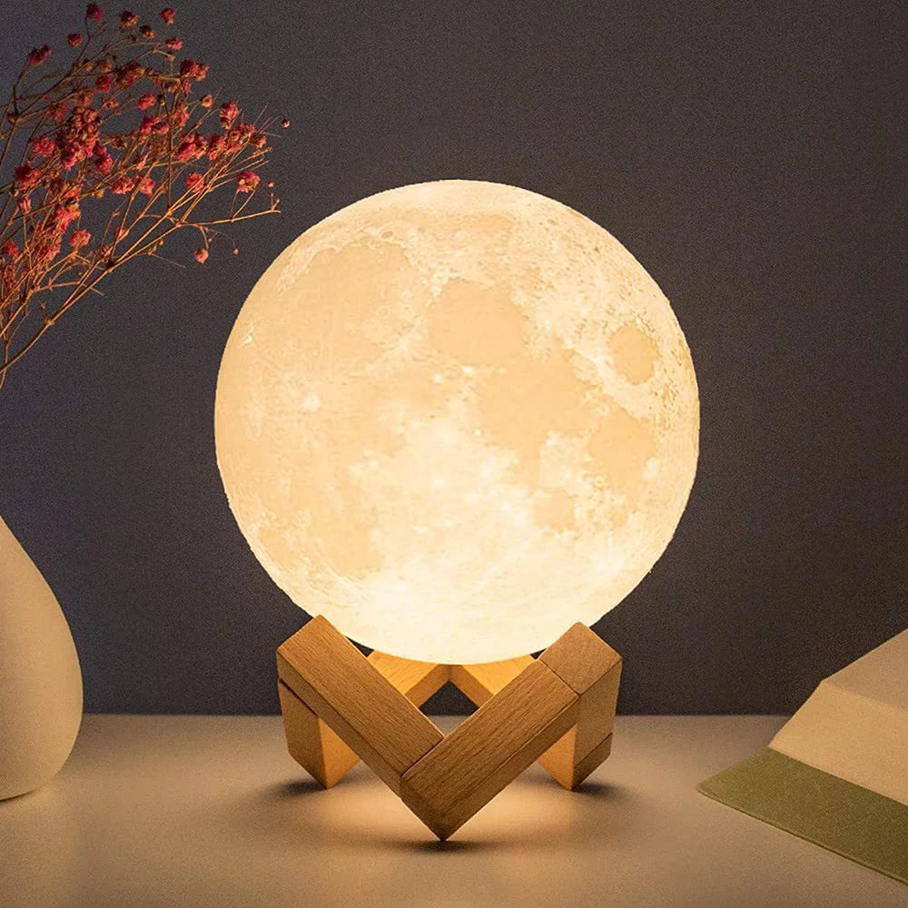 Luz LED de Luna y Estrella para Dormitorio Infantil