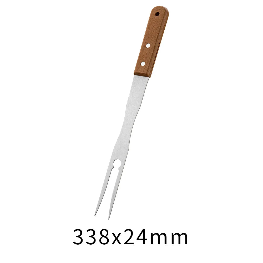 Espátula para plancha al aire libre, espátula para parrilla de acero inoxidable, raspador, espátula plana, aleta para panqueques, volteador de hamburguesas para asar JT596