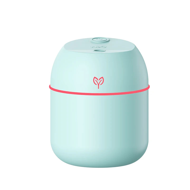 Humidificador ultrasónico USB portátil con difusor de aromas y luz LED