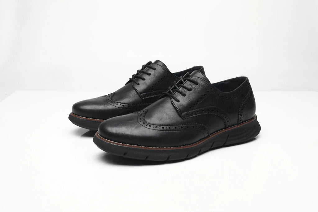 Zapatos Casuales de Cuero para Hombre con Cordones