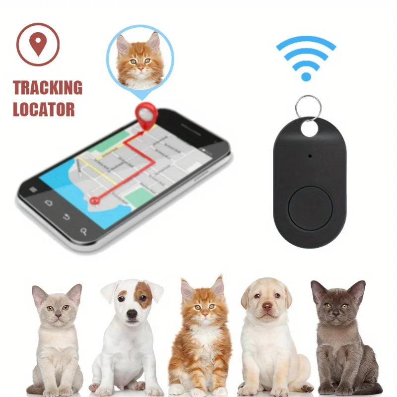 Dispositivo inteligente de seguimiento GPS portátil, localizador de llaves para perro, gato, BILLETERA, llavero, equipaje, 1 piezas