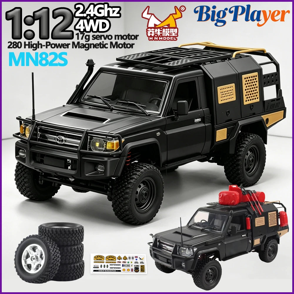 Camioneta RC 1/12 4WD, Simulación LC79, Todoterreno para Escalada