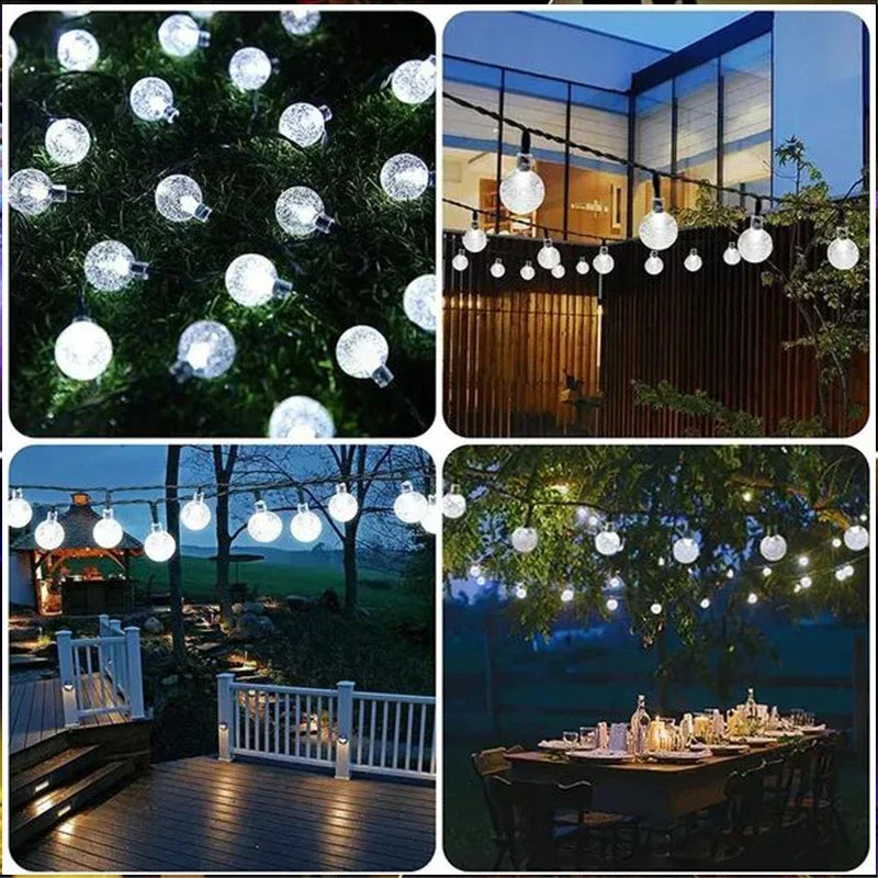Guirnalda Solar de Luces de Hadas para Jardín