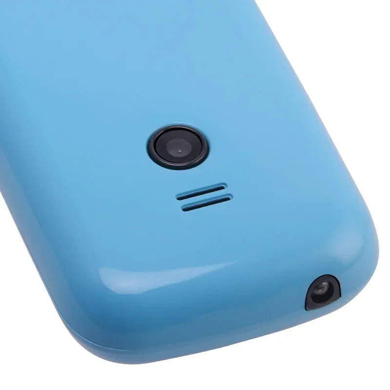 UNIWA E1803 2G precio bajo delgado GSM Mini teléfono móvil Dual SIM T9 teclado 800mAh batería Radio inalámbrica linterna teléfono para personas mayores