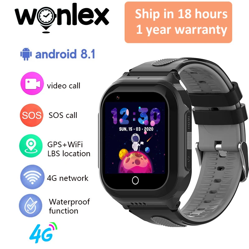 Wonlex KT24S Reloj Inteligente Niños GPS 4G